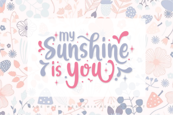 Inestasia Font PNG with transparent background - Preview 1