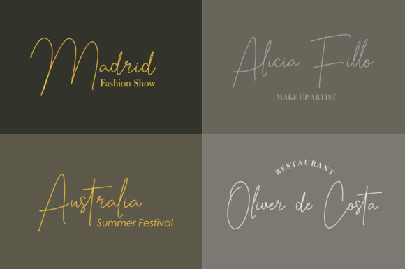 Julietta Signature Font PNG with transparent background - Preview 1