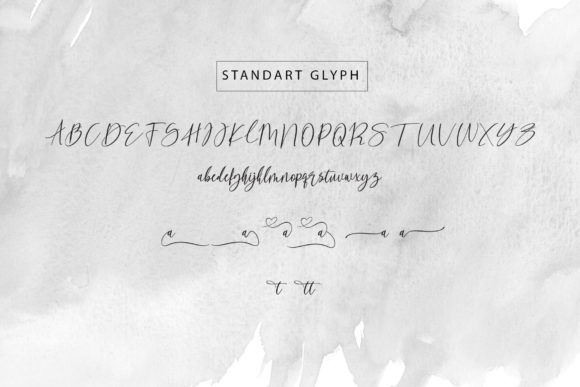 Kallita Font PNG with transparent background - Preview 5