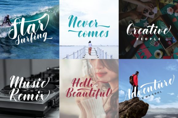 Khinta Script Font - Preview 5