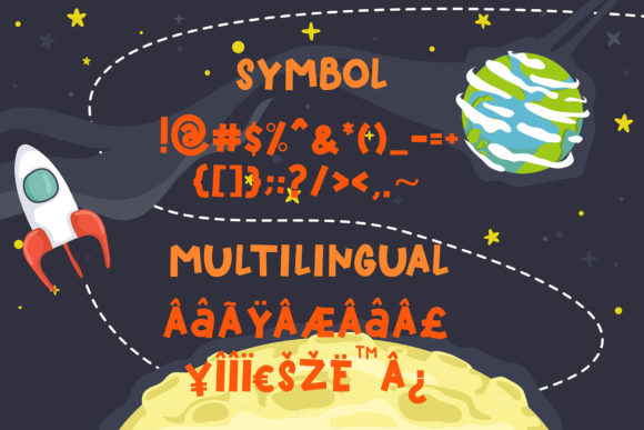 Kidspace Font PNG with transparent background - Preview 2