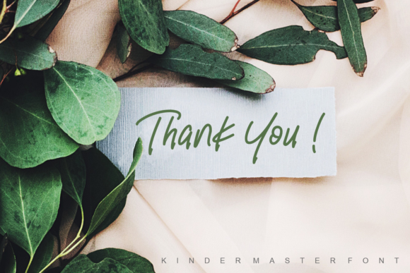 Kinder Master Font PNG with transparent background - Preview 3