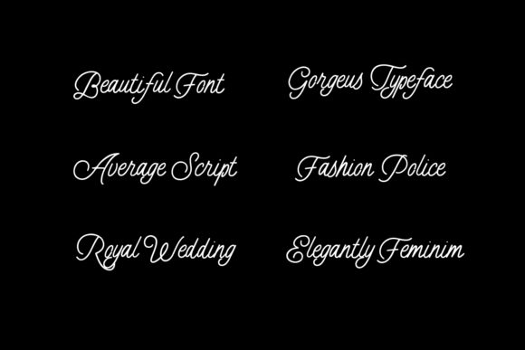 Lany Jesty Script Font PNG with transparent background - Preview 6