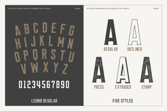 Leonid Font PNG with transparent background - Preview 1