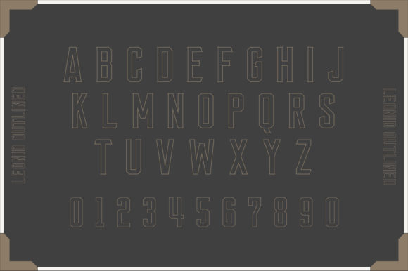 Leonid Font PNG with transparent background - Preview 5