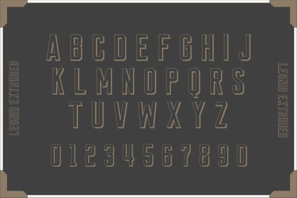Leonid Font PNG with transparent background - Preview 6