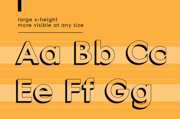 MD Grotesque Bold 3D Font PNG with transparent background - Preview 2
