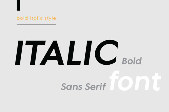 MD Grotesque Bold Italic Font PNG with transparent background - Preview 1