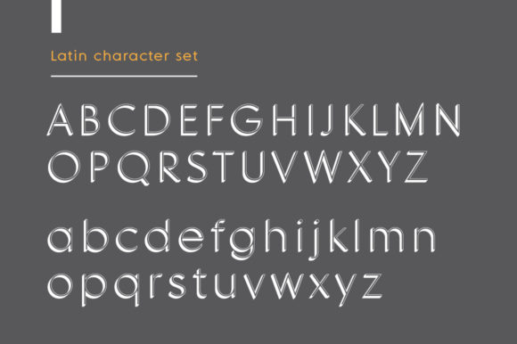 MD Grotesque Thin 3D Font PNG with transparent background - Preview 3