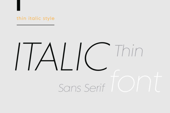 MD Grotesque Thin Italic Font PNG with transparent background - Preview 1