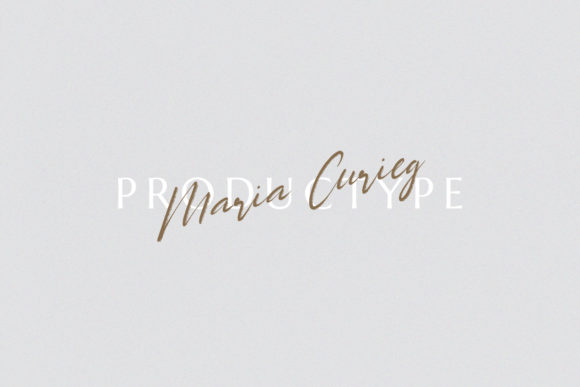 Maria Curieg Font PNG with transparent background - Preview 3