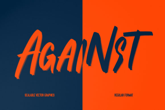 Mathew Rohas Brush Duo Font PNG with transparent background - Preview 5