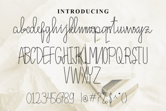 Maudy Audy Font font preview - 6