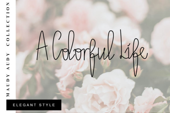 Maudy Audy Font font preview - 2