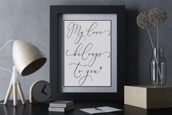 Megambe Font PNG with transparent background - Preview 2