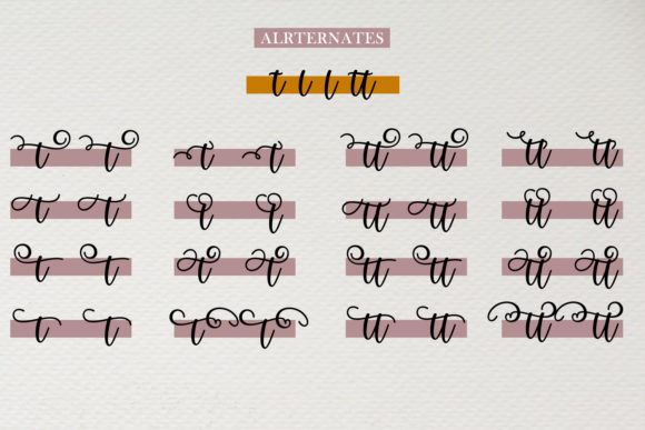 Migdale Font PNG with transparent background - Preview 1
