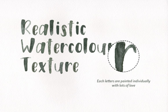 Misty Forest Font PNG with transparent background - Preview 3