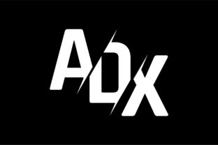 Monogram ADX Logo Design Graphic by Greenlines Studios · Creative Fabrica
