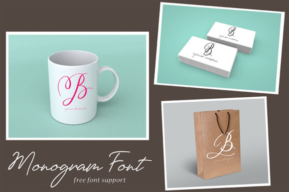 Monogram B | Monofont Caps B Font PNG with transparent background - Preview 2