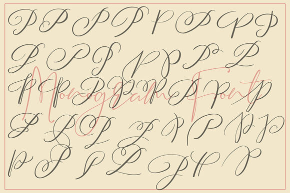 Monogram P | Monofont Caps P Font PNG with transparent background - Preview 3