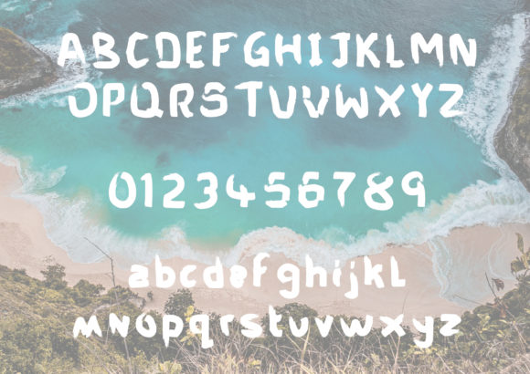 My Beach Shack Font PNG with transparent background - Preview 1