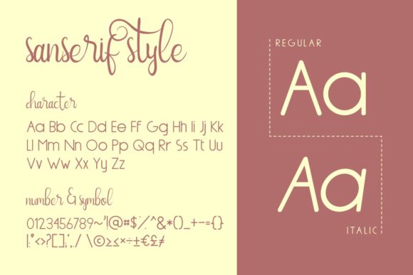 Nairi Amber Font PNG with transparent background - Preview 4