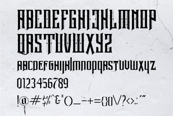Neurotic Font PNG with transparent background - Preview 4