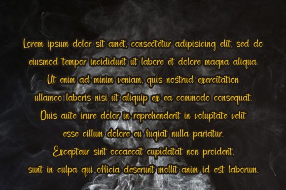 Osmane Font PNG with transparent background - Preview 4