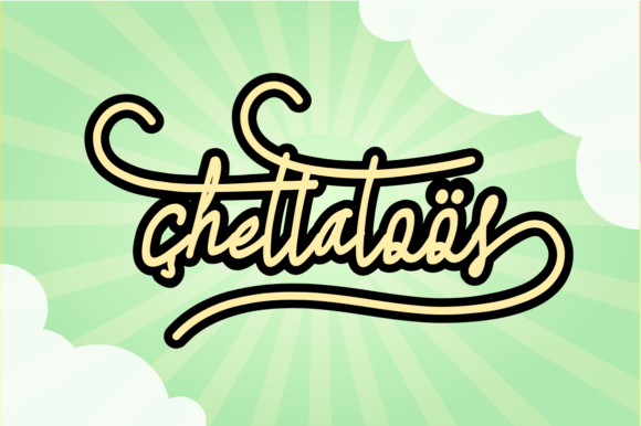 Pellittora Font PNG with transparent background - Preview 1