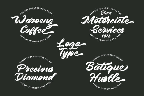 Pintenium Font PNG with transparent background - Preview 4