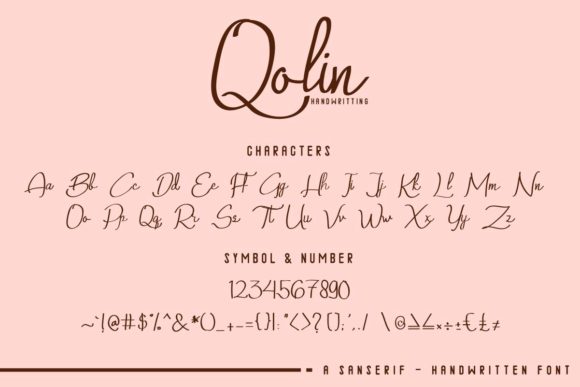 Qalin Duo Font PNG with transparent background - Preview 2