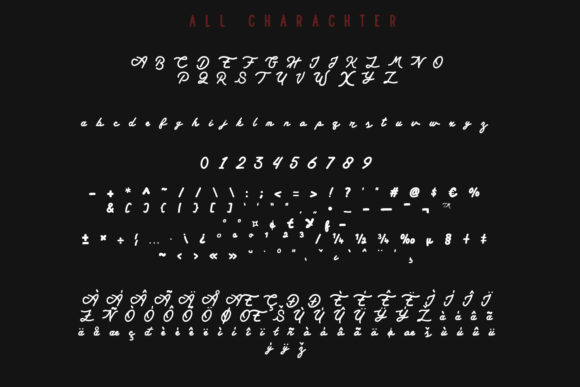 Quotes Trio Font PNG with transparent background - Preview 6