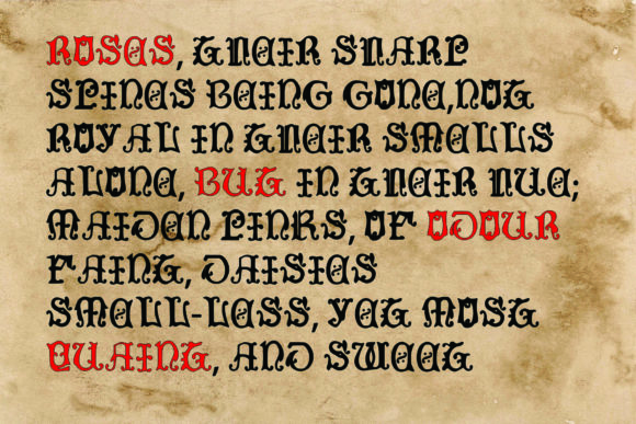 Reznor Font PNG with transparent background - Preview 1