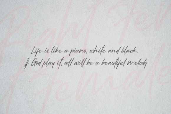 Right Female Font PNG with transparent background - Preview 5