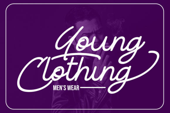 River Young Font PNG with transparent background - Preview 4