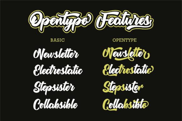 Rolyta Font PNG with transparent background - Preview 1