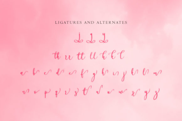 Ronhilli Font PNG with transparent background - Preview 4