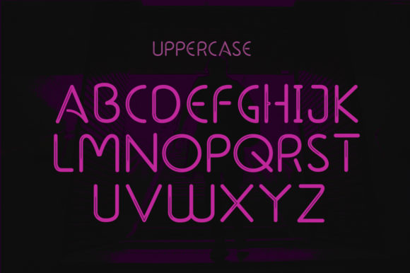 Runlion Font PNG with transparent background - Preview 1
