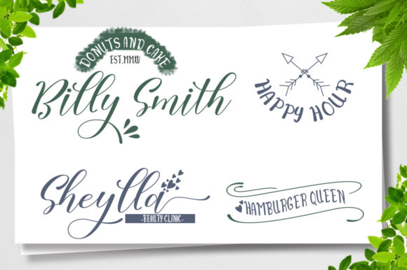 Sally Butter Font PNG with transparent background - Preview 1