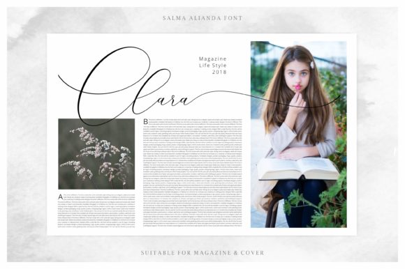 Salma Alianda Font PNG with transparent background - Preview 6