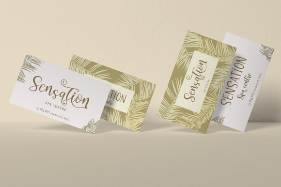 Santa Monica Duo Font PNG with transparent background - Preview 3
