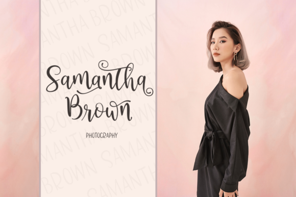 Santa Monica Duo Font PNG with transparent background - Preview 6