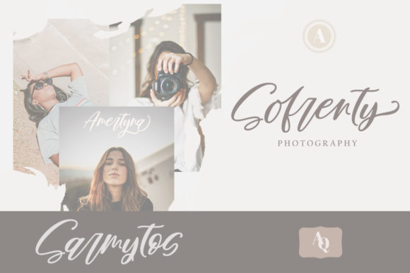 Sarmytos Font PNG with transparent background - Preview 3