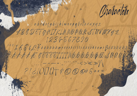 Selfakia Font PNG with transparent background - Preview 6