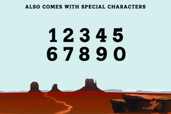 Sheriff Font PNG with transparent background - Preview 3