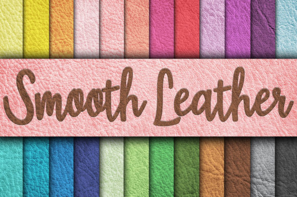 Smooth Leather Textures Digital Paper