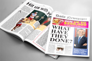 Tabloid Newspaper Template - Printable