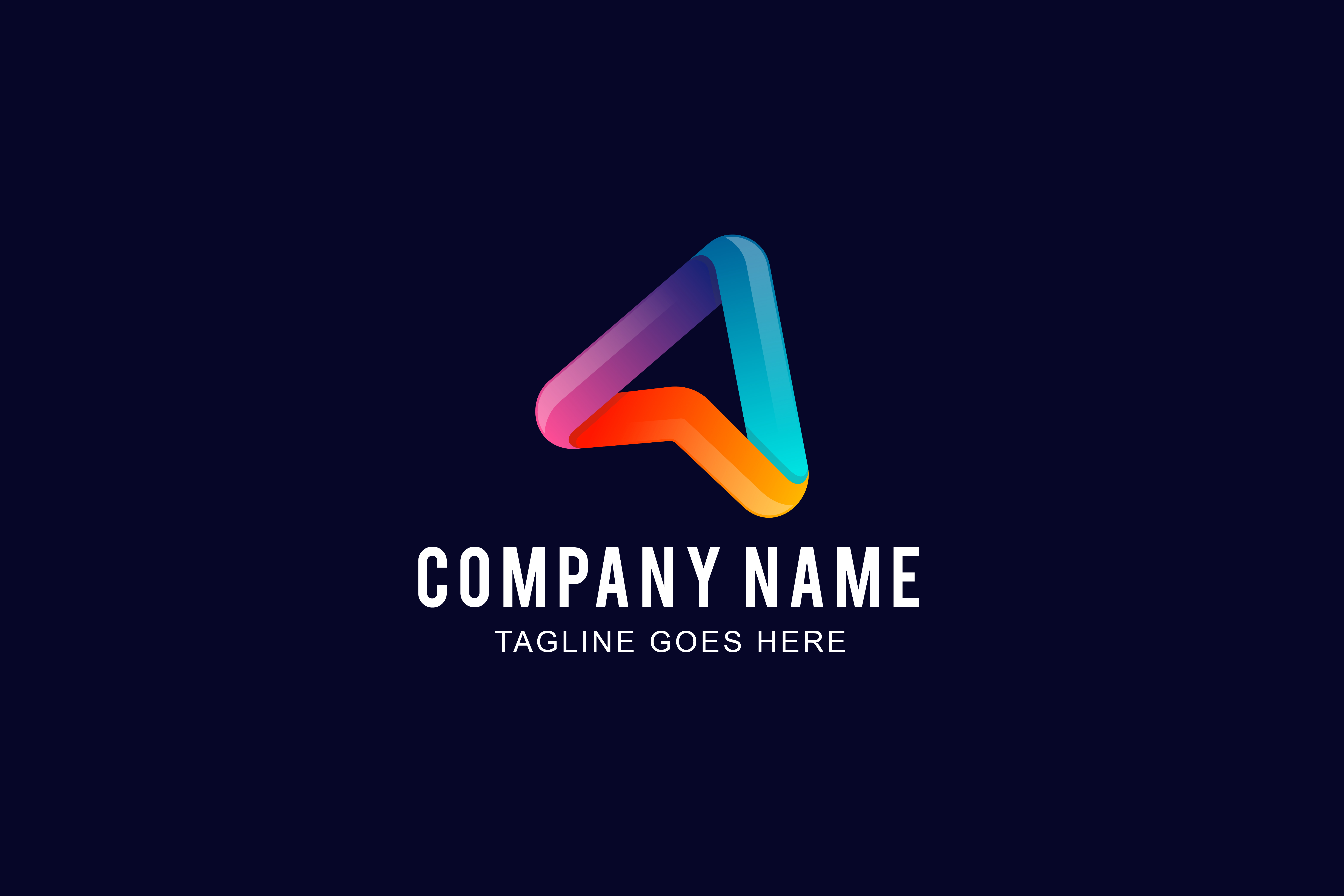 Triangle Fly Logo Graphic by noory.shopper · Creative Fabrica