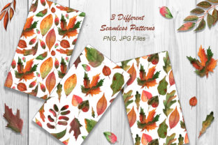 Watercolor Autumn Leaves Graphic by tanatadesign · Creative Fabrica