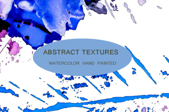 Watercolor Texture on White Background. Graphic Textures By kakva